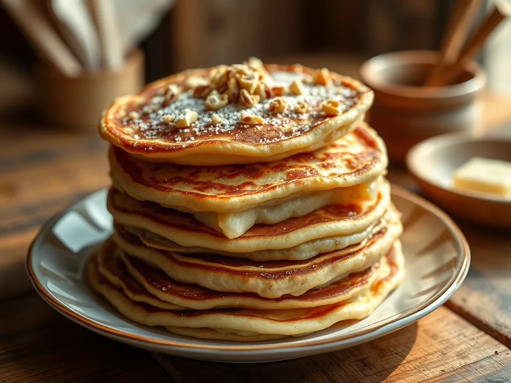 South Korean Hotteok Sweet Pancake Recipe with Cinnamon and Nuts