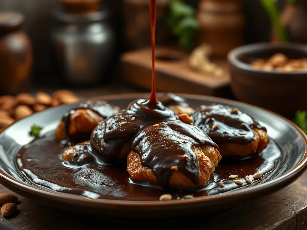 Mexican Mole Poblano – Rich and Spicy Chocolate Sauce Recipe