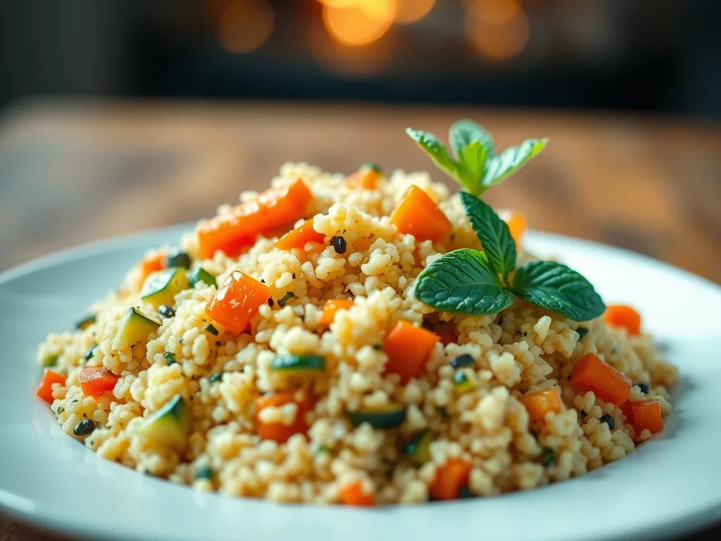 Moroccan Couscous with Vegetables Moroccan Recipe