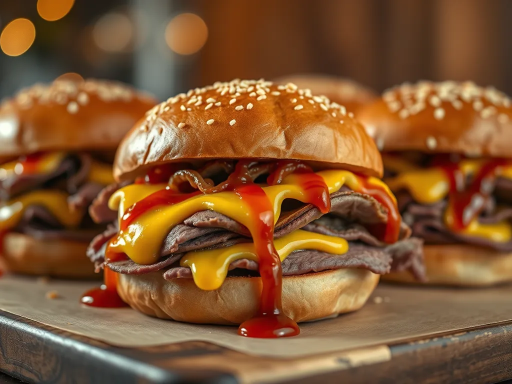 Copycat Arby’s Beef ‘n Cheddar Sandwich Recipe – Juicy Roast Beef and Cheese