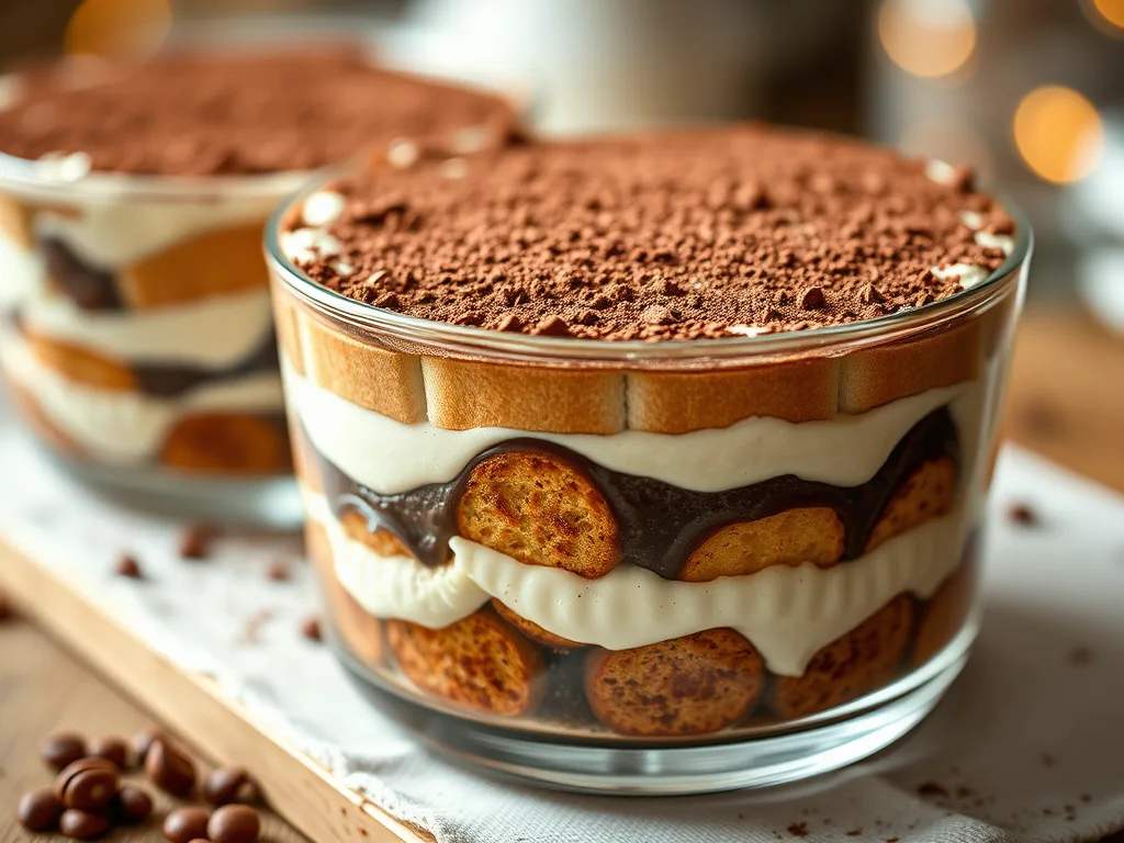 Italian Tiramisu Classic Coffee and Mascarpone Dessert