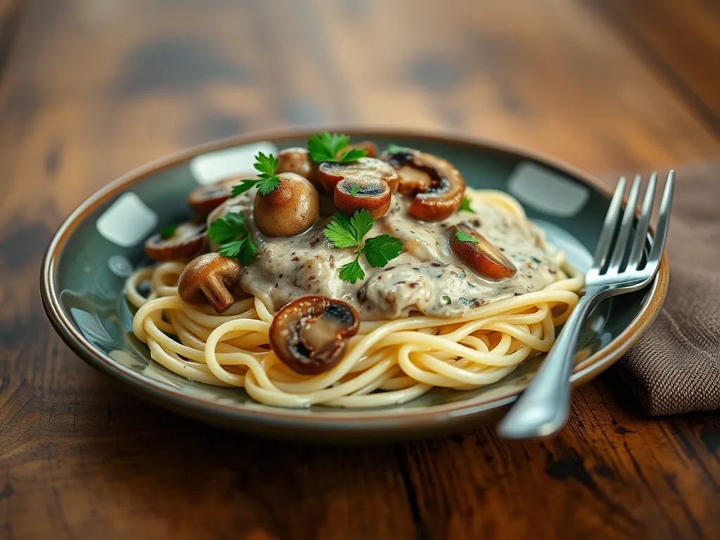 Vegan Mushroom Stroganoff – Creamy Russian-Inspired Dish