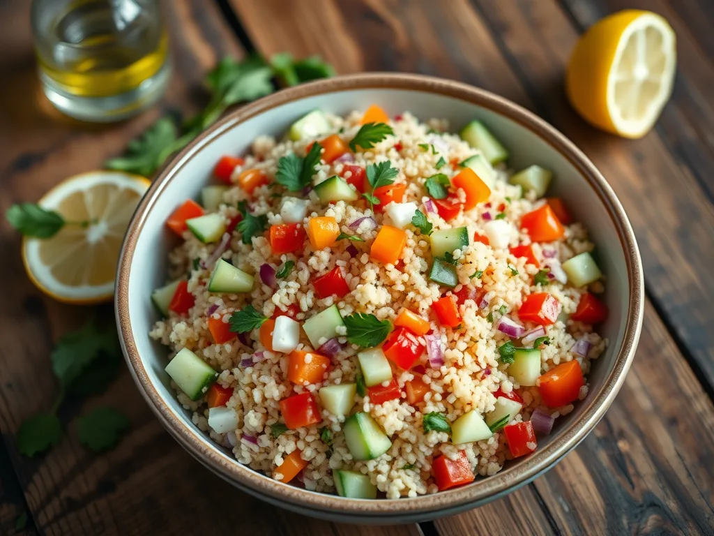 Quinoa and Veggie Salad High-Protein, Low-Calorie Salad Recipe