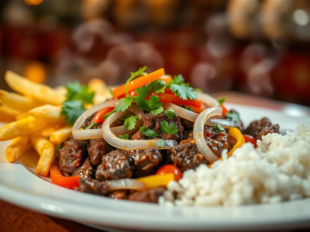 Peruvian Lomo Saltado – Stir-Fried Beef with Vegetables Recipe