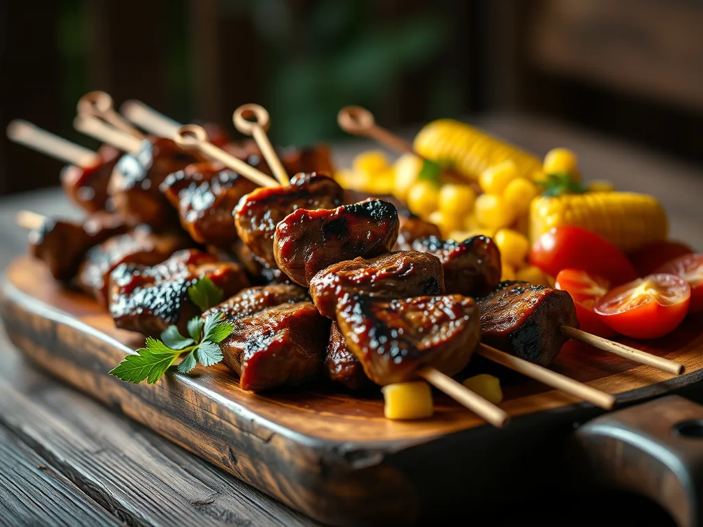 Peruvian Anticuchos Grilled Beef Heart Skewers Recipe