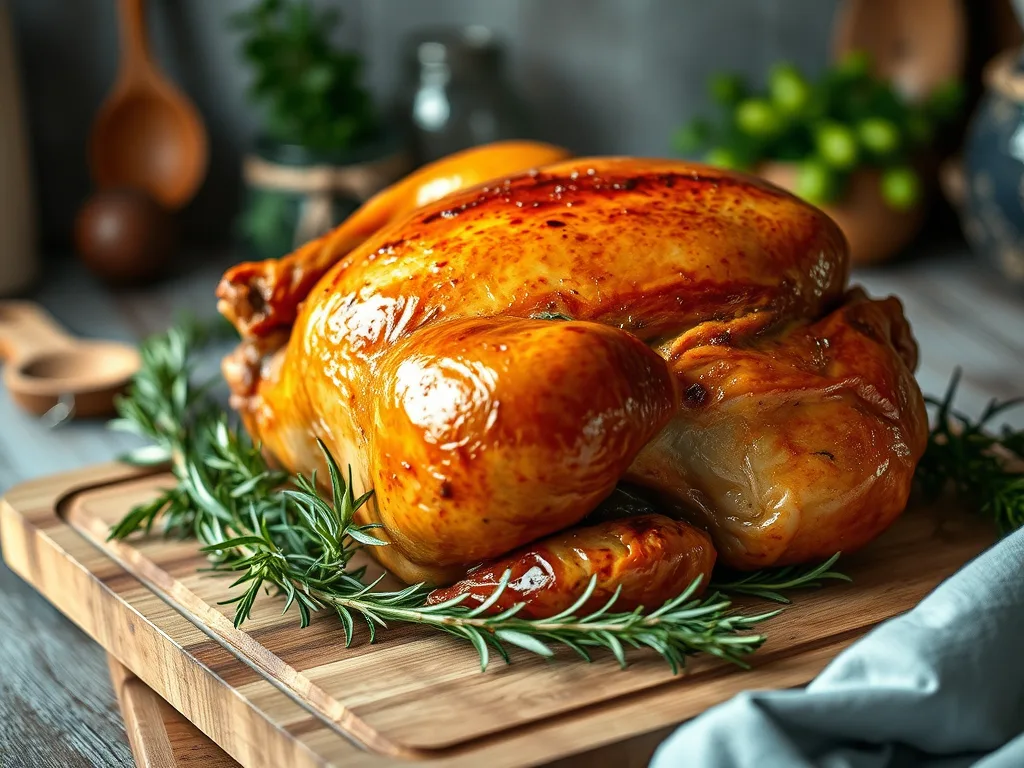 Roast Turkey with Herb Butter – Thanksgiving Turkey Recipe
