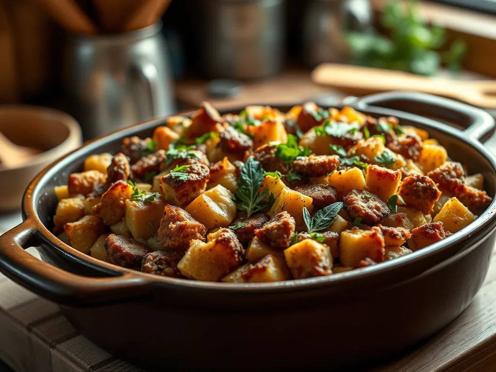 Classic Sausage Stuffing – Thanksgiving Side Dish Recipe