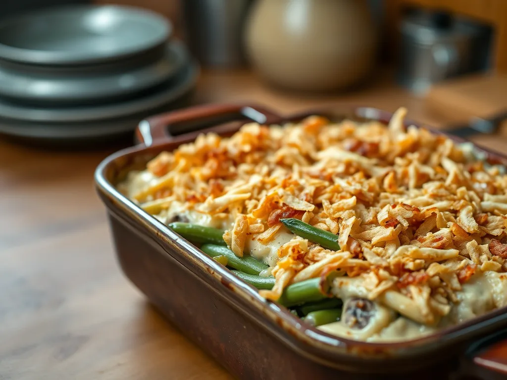 Green Bean Casserole – Creamy Thanksgiving Side Dish Recipe