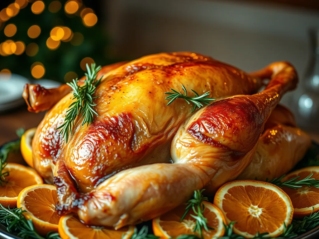 Christmas Goose with Orange Glaze a Festive Main Course Recipe
