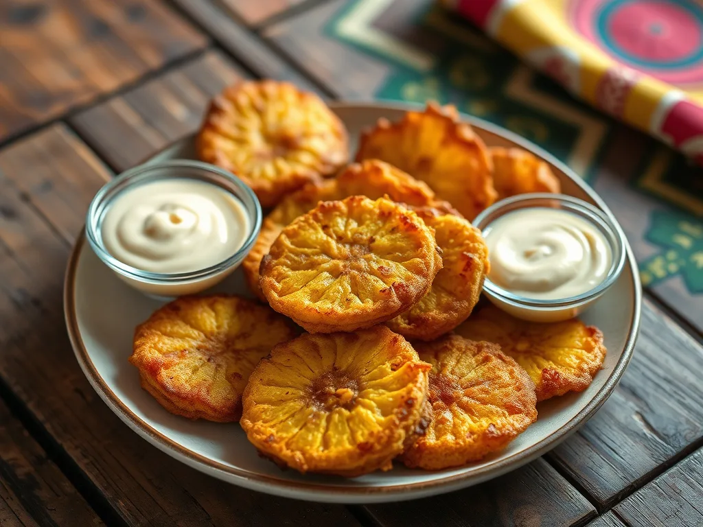 Puerto Rican Tostones – Crispy Twice-Fried Green Plantains