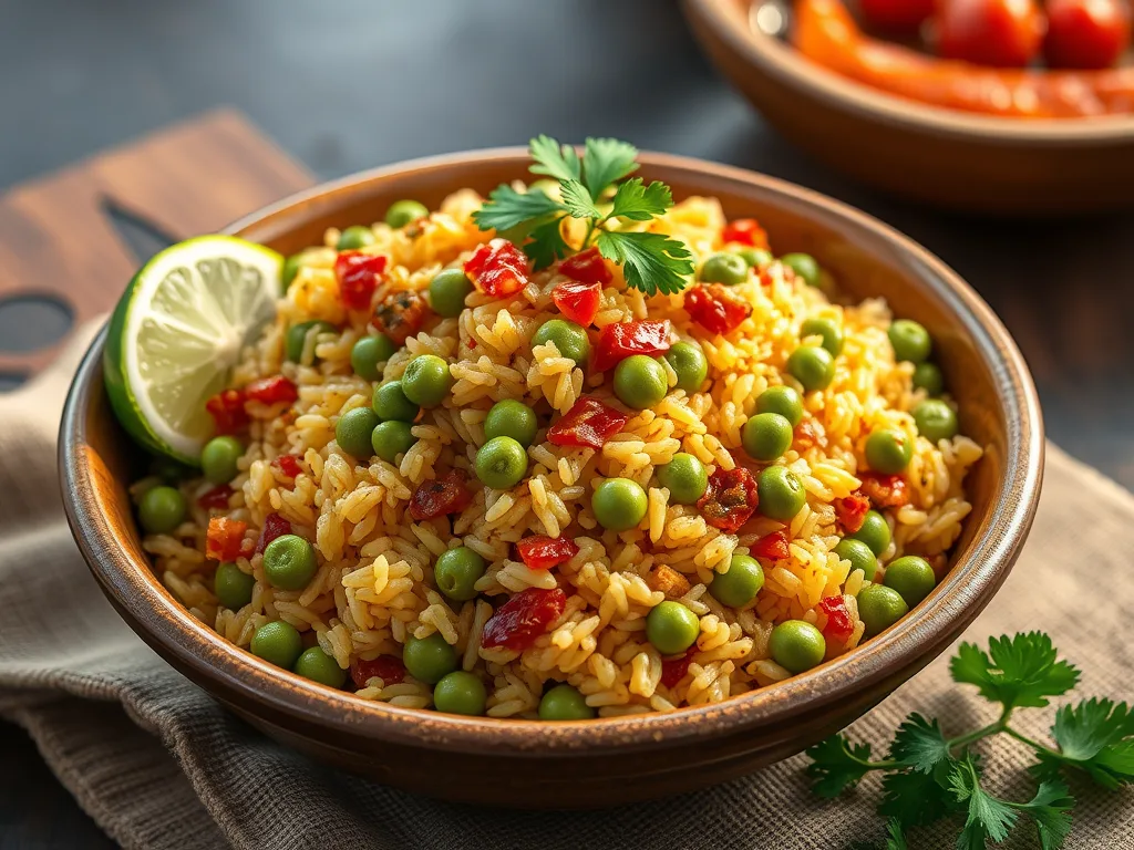Puerto Rican Arroz con Gandules (Rice with Pigeon Peas)