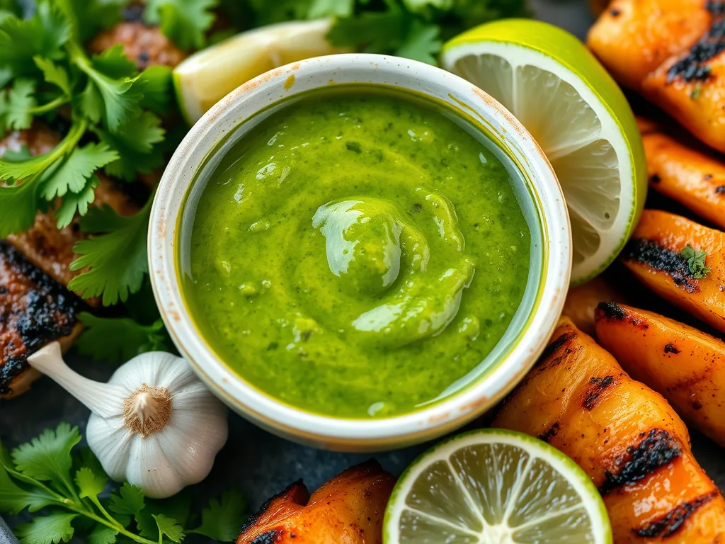 Puerto Rican Salsa de Cilantro y Limón (Cilantro Lime Sauce)